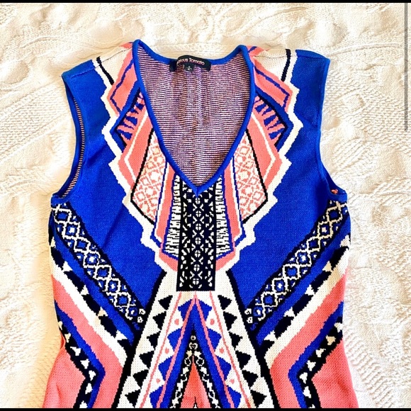 African Aztec Tribal Style Dress - Picture 3 of 7